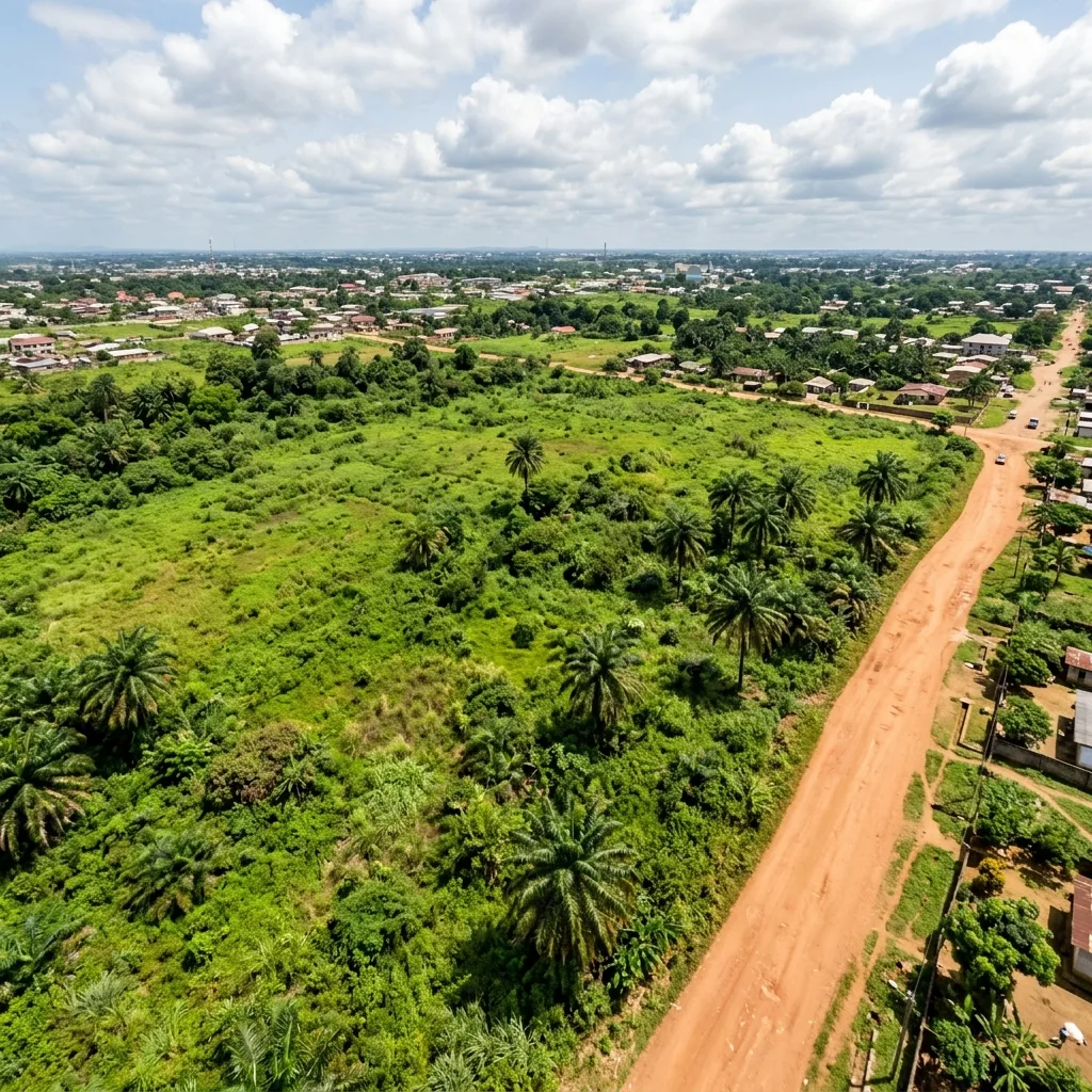 Terrain plat à vendre à Ngoma Douala